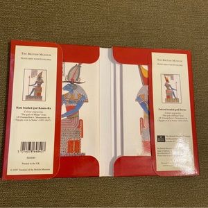 The British Museum Notecards (10) with envelopes in two designs vintage (1997)